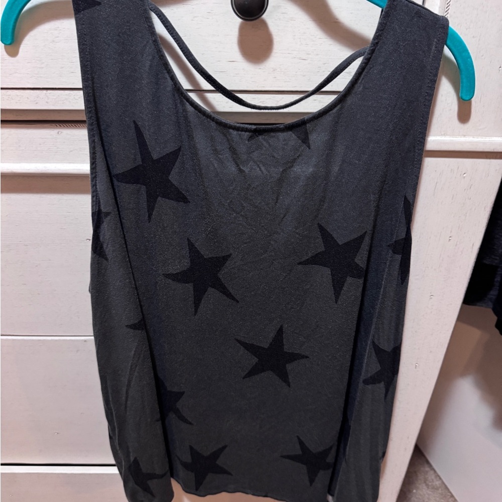 Maurices Charcoal Star Tank Top